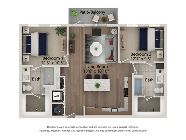 Ferro Rise apartments Dallas Floor plan 17