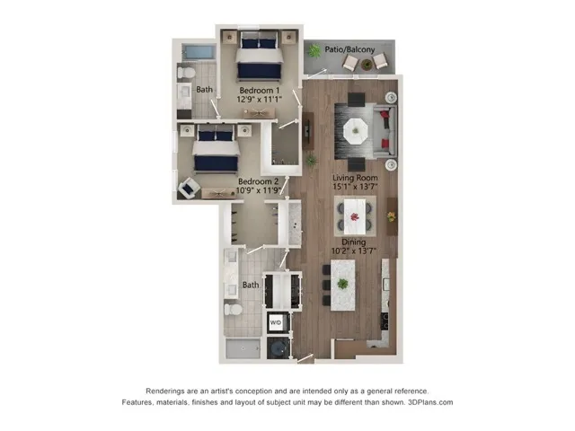 Ferro Rise apartments Dallas Floor plan 19