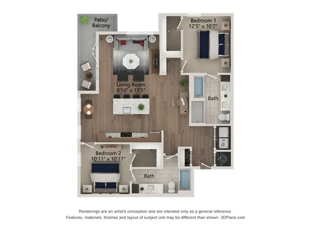Ferro Rise apartments Dallas Floor plan 23