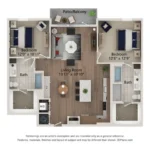 Ferro Rise apartments Dallas Floor plan 28