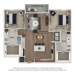 Ferro Rise apartments Dallas Floor plan 29