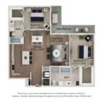 Ferro Rise apartments Dallas Floor plan 30