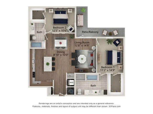 Ferro Rise apartments Dallas Floor plan 30
