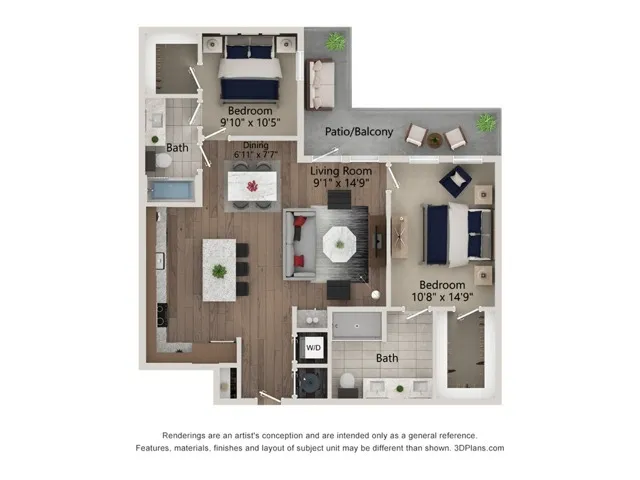 Ferro Rise apartments Dallas Floor plan 32