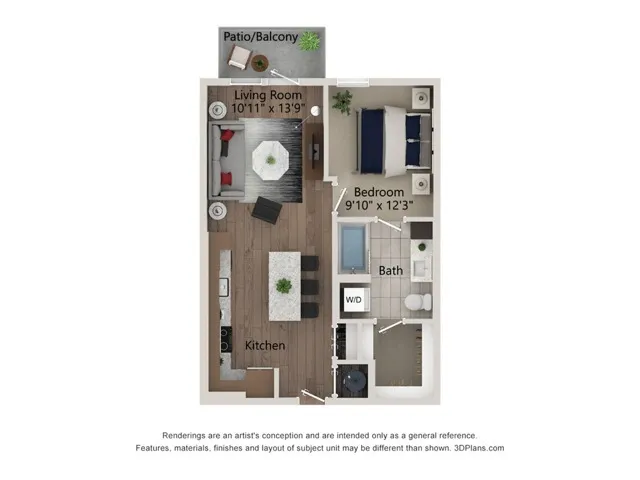 Ferro Rise apartments Dallas Floor plan 7