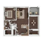Firewheel Town Village Rise apartments Dallas Floor plan 4