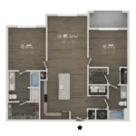 Forena Revelstoke Rise apartments Dallas Floor plan 7