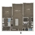 Forena Revelstoke Rise apartments Dallas Floor plan 9
