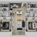 Frankford Station Rise apartments Dallas Floor plan 5
