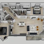 Frankford Station Rise apartments Dallas Floor plan 8