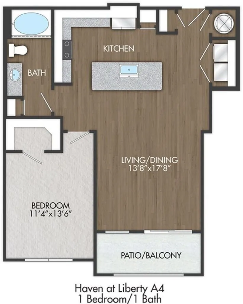 Haven at Liberty Hills Rise apartments Houston Floor plan 4