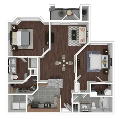 Lakeside Rise Apartments Houston FloorPlan 10