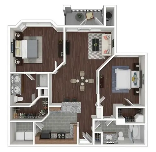 Lakeside Rise Apartments Houston FloorPlan 11