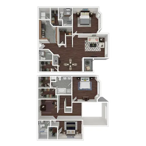 Lakeside Rise Apartments Houston FloorPlan 15