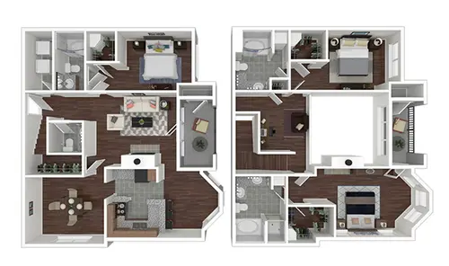 Lakeside Rise Apartments Houston FloorPlan 16