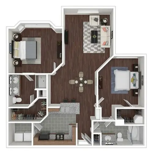 Lakeside Rise Apartments Houston FloorPlan 7