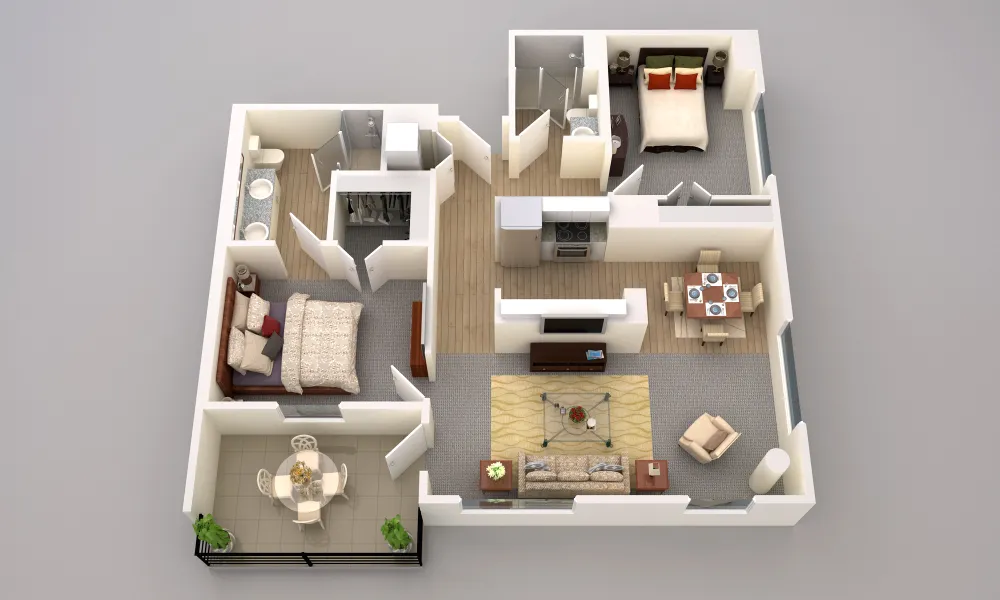 Maravilla at the Domain Rise apartments Austin Floor plan 11