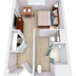 Maravilla at the Domain Rise apartments Austin Floor plan 8