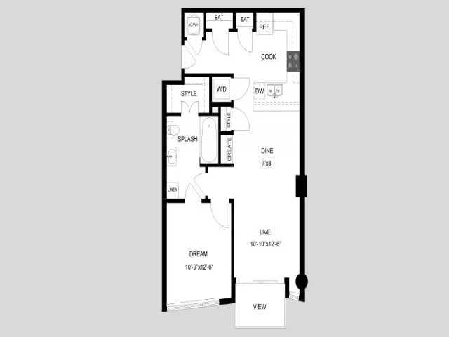 Seven Rise apartments Austin Floor plan 6