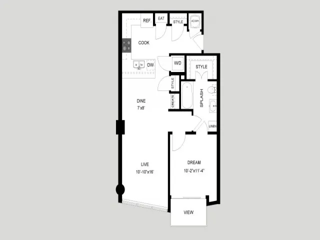 Seven Rise apartments Austin Floor plan 7