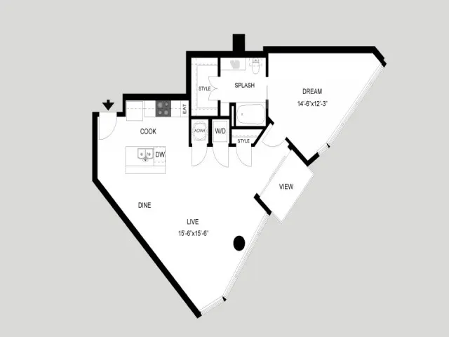 Seven Rise apartments Austin Floor plan 9