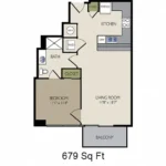 SkyHouse Rise apartments Austin Floor plan 4