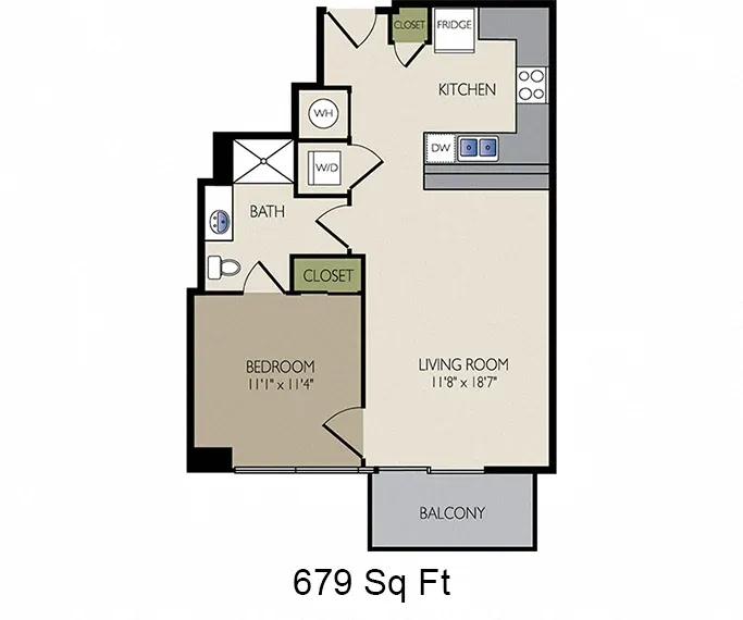 SkyHouse Rise apartments Austin Floor plan 4