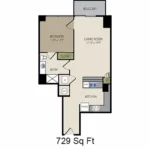SkyHouse Rise apartments Austin Floor plan 6
