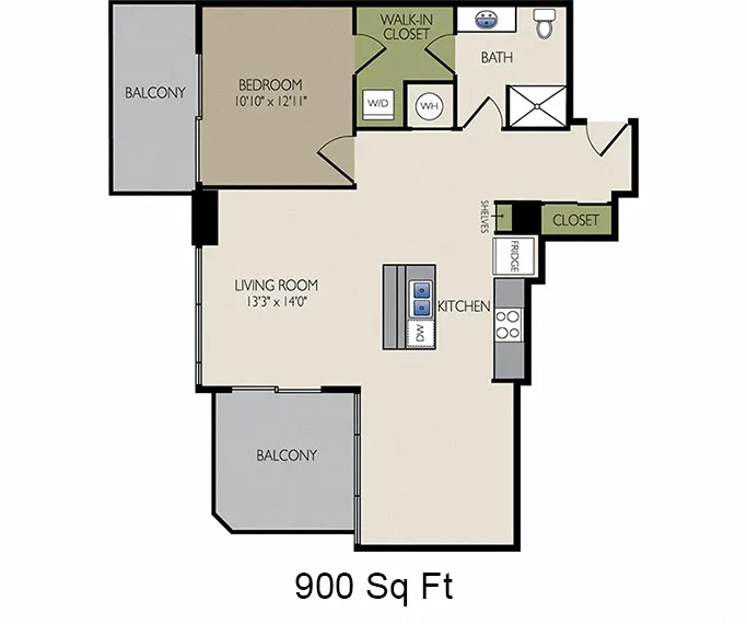 SkyHouse Rise apartments Austin Floor plan 7