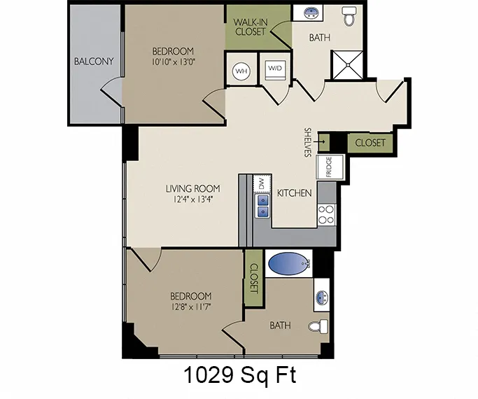 SkyHouse Rise apartments Austin Floor plan 8