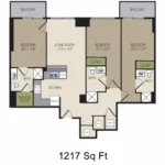 SkyHouse Rise apartments Austin Floor plan 9