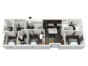 Skyloft Rise apartments Austin Floor plan 2