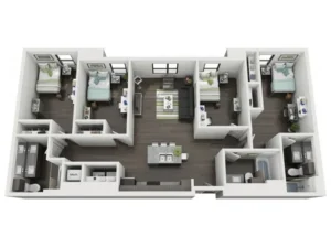 Skyloft Rise apartments Austin Floor plan 7
