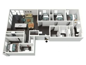 Skyloft Rise apartments Austin Floor plan 8
