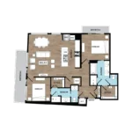 St. Andrie Rise apartments Houston Floor plan 10