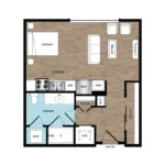 St. Andrie Rise apartments Houston Floor plan 2