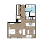 St. Andrie Rise apartments Houston Floor plan 3