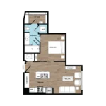 St. Andrie Rise apartments Houston Floor plan 5