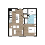 St. Andrie Rise apartments Houston Floor plan 7