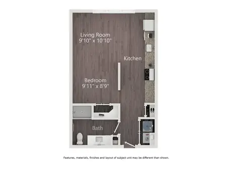 The Argonne Apartments FloorPlan 1