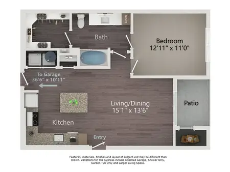 The Argonne Apartments FloorPlan 7