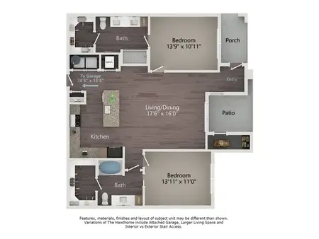 The Argonne Apartments FloorPlan 8