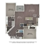 The Argonne Apartments Rise apartments Houston Floor plan 6