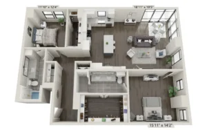 The Bowen Rise apartments Austin Floor plan 13