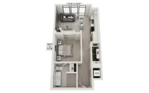 The Bowen Rise apartments Austin Floor plan 4