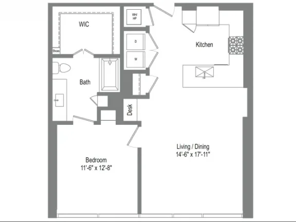 The Bowie Rise apartments Austin Floor plan 10