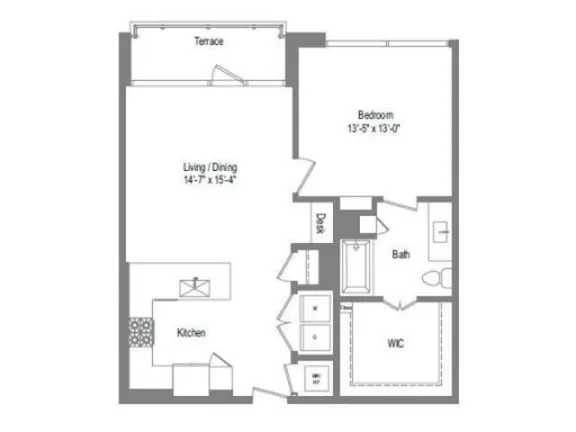 The Bowie Rise apartments Austin Floor plan 11