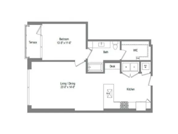 The Bowie Rise apartments Austin Floor plan 12