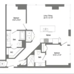 The Bowie Rise apartments Austin Floor plan 15