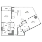 The Bowie Rise apartments Austin Floor plan 17